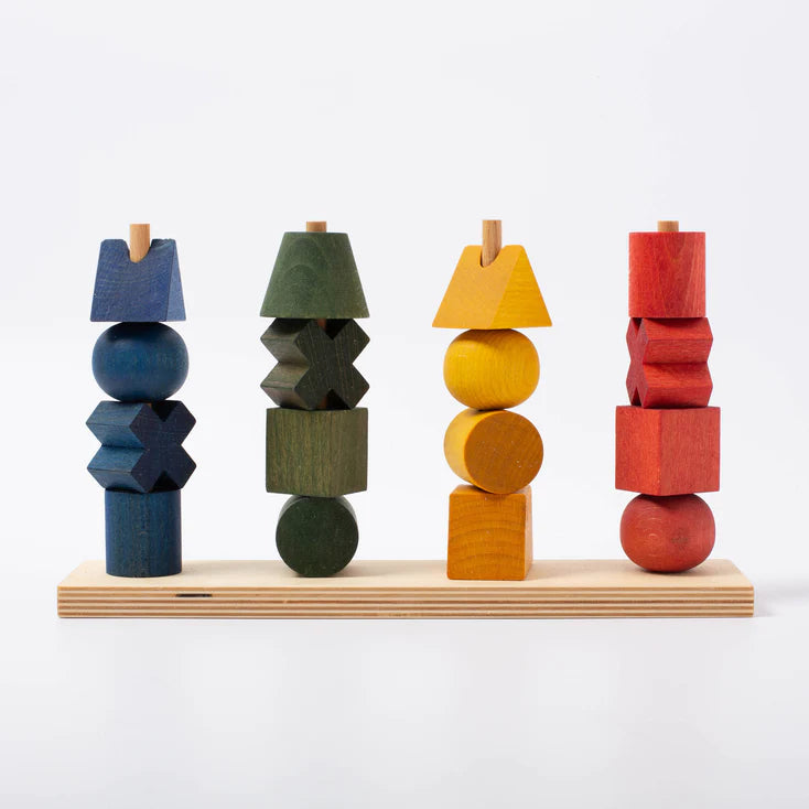 [Wooden Story] Rainbow Stacking Toy XL